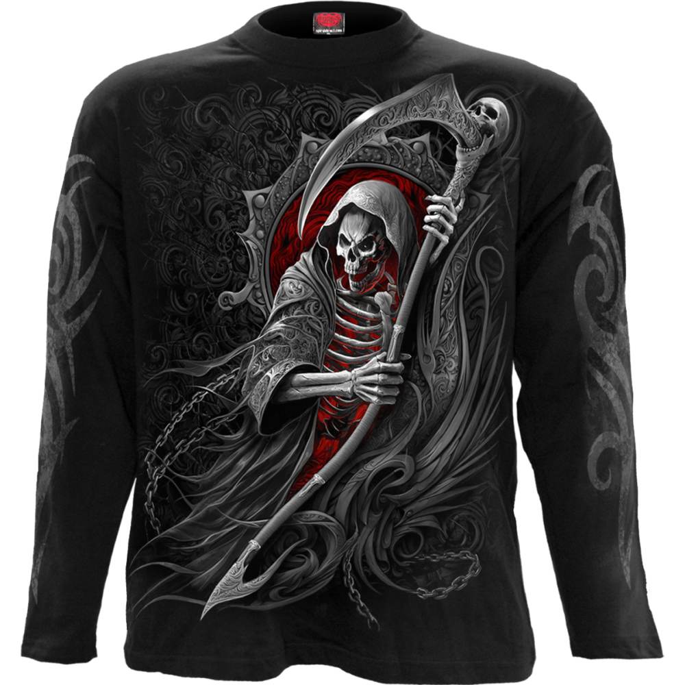 Spiral - Reaper's Portal Longsleeve shirt - Zwart